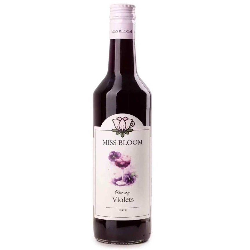 Zoom image of Miss Bloom Violet Syrup – Blooming Violets – 50 cl