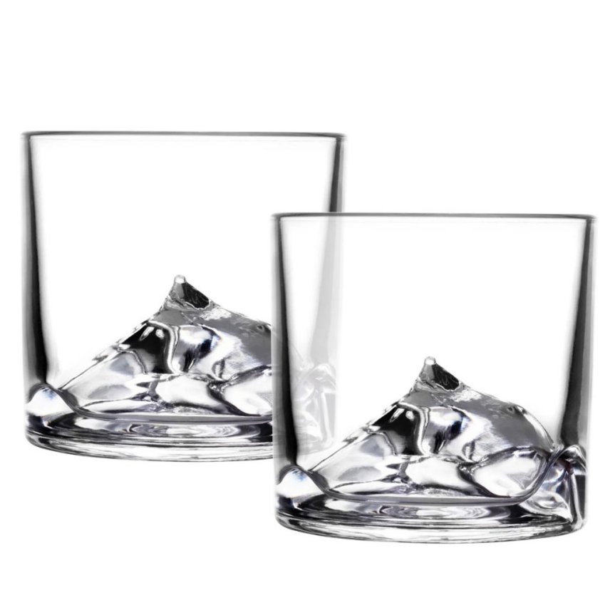 Mount Everest whiskey glass 27 cl 2 pcs
