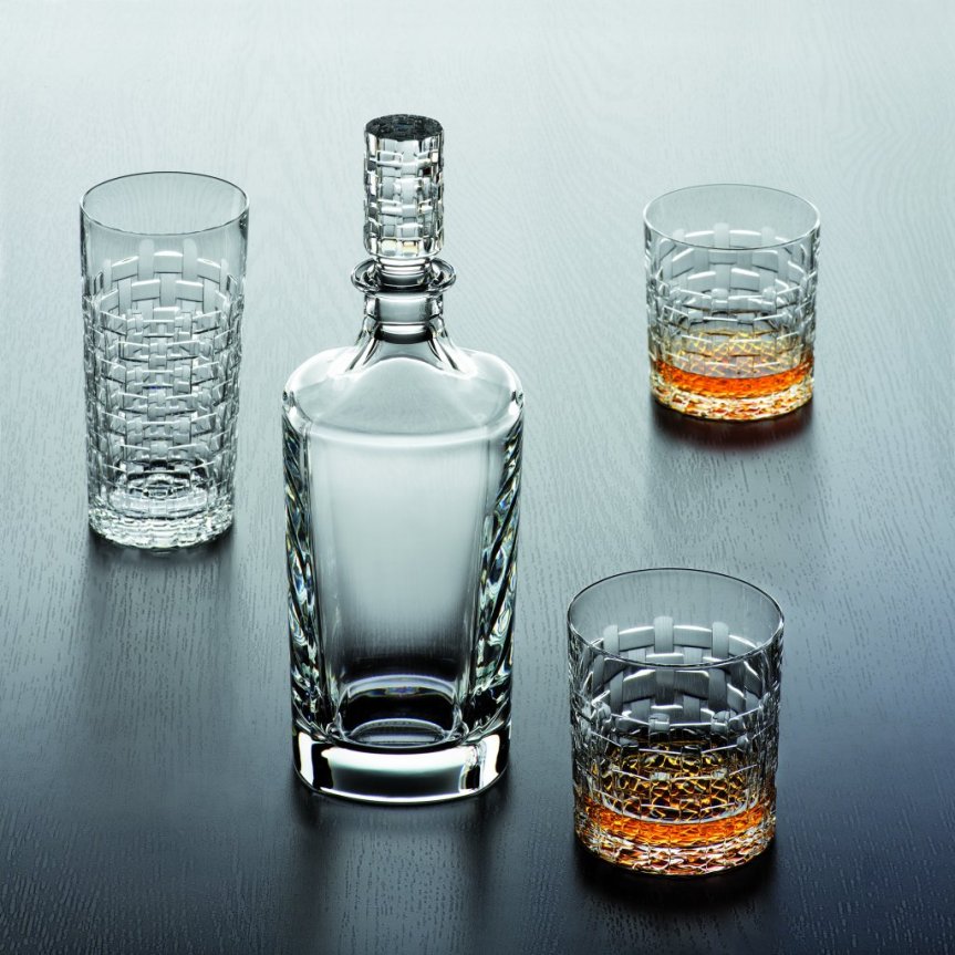 Nachtmann Bossa N§ova Set - 2 glasses & 1 Whisky decanter
