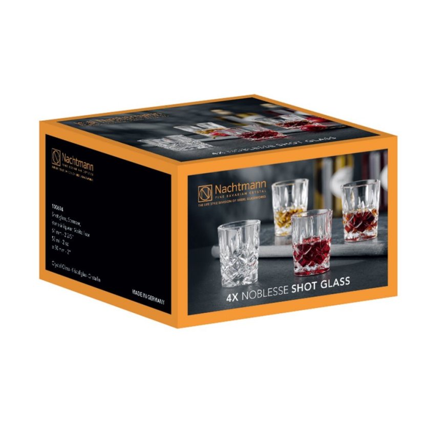 Noblesse shot glass 4-pack