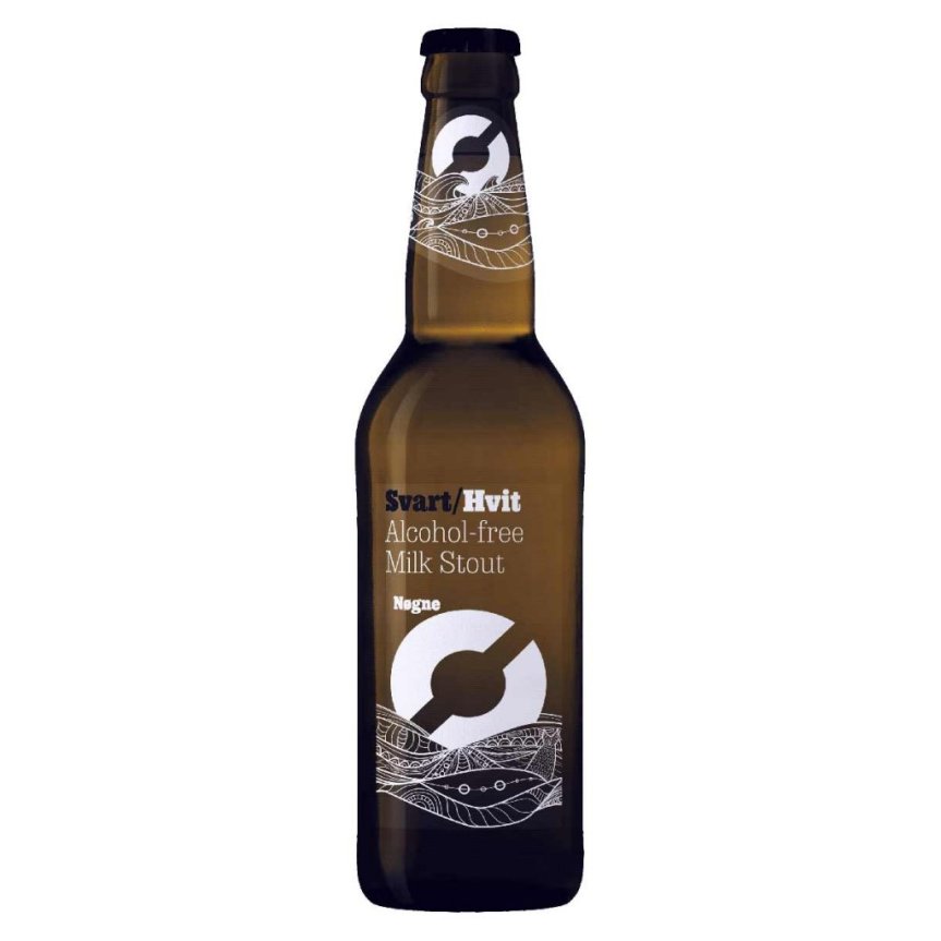 Nogne Svart hvit non-alcoholic milk stout 33 cl