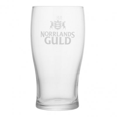 Norrlands Guld ölglas beer glass 50 cl