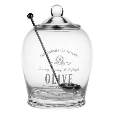 Olive jar with spoon