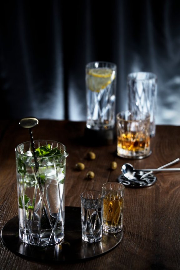 City Mixing Glass inc bar spoon 65 cl