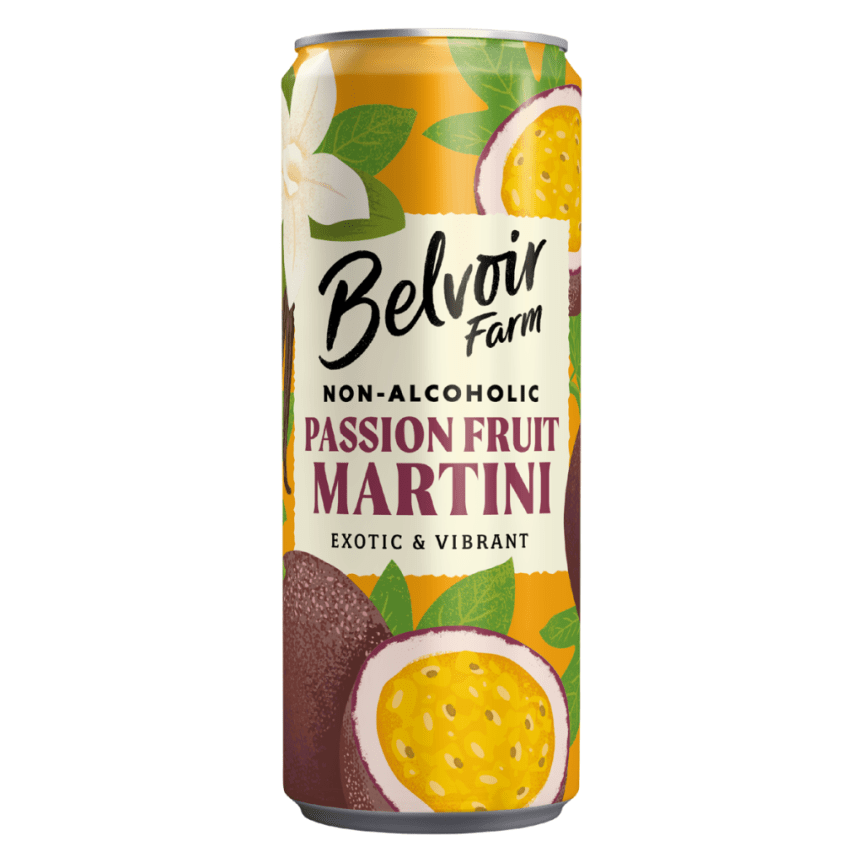 Belvoir Farm Alcohol-Free Passion Fruit Martini 25 cl