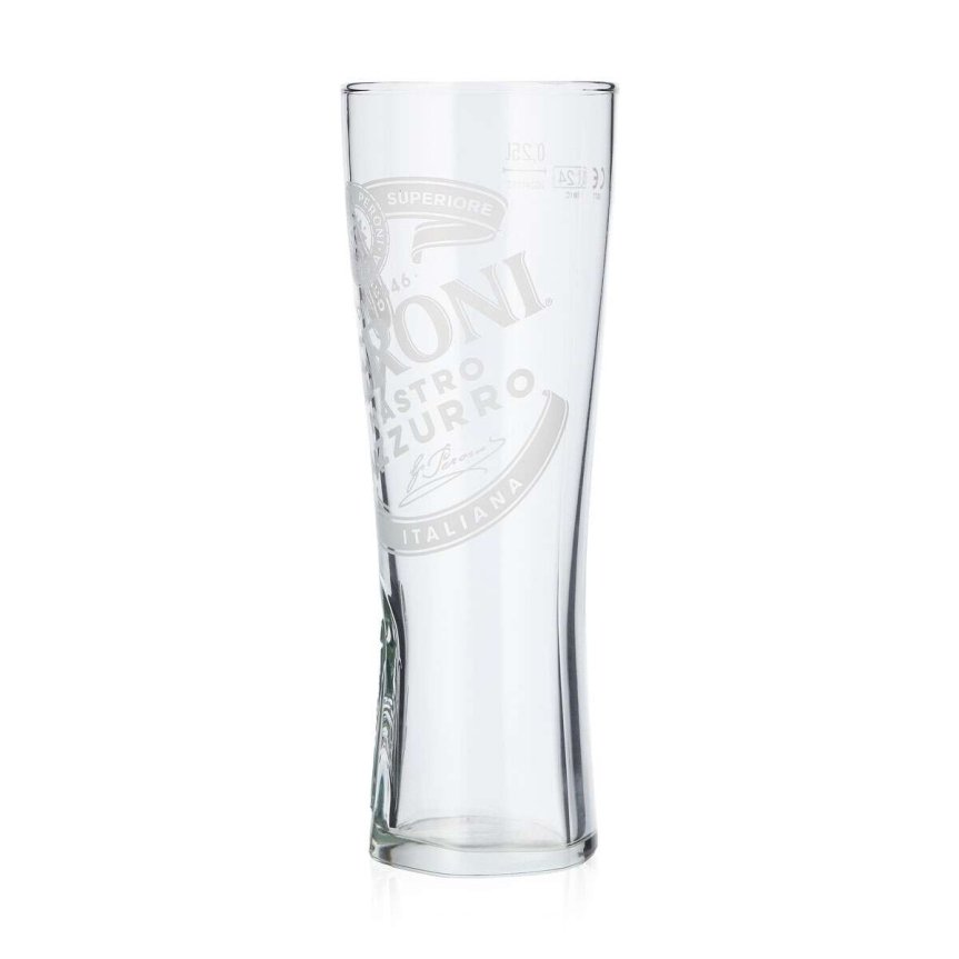 Peroni Nastro Azzurro beer glass 25 cl
