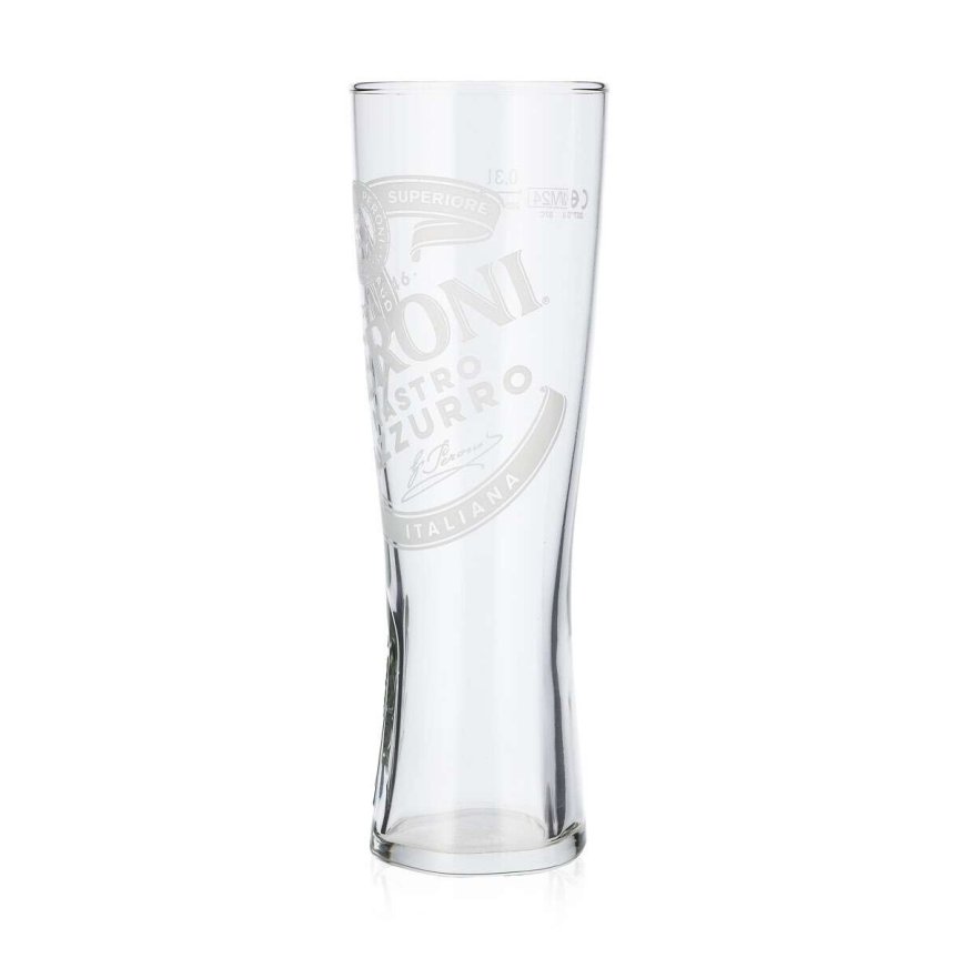 Peroni Nastro Azzurro beer glass 30 cl