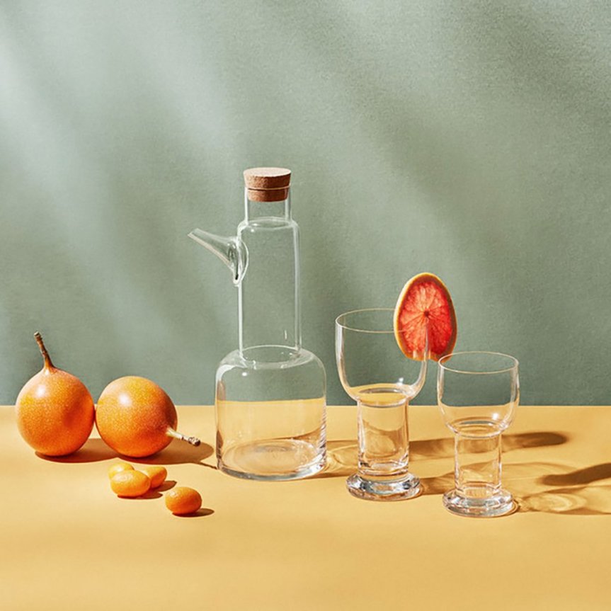 Kosta Boda Picnic carafe with cork 157 cl