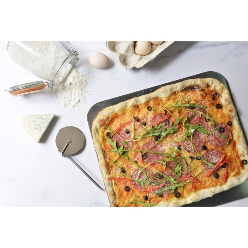 Pizza Angels Pizza wheel chromed steel