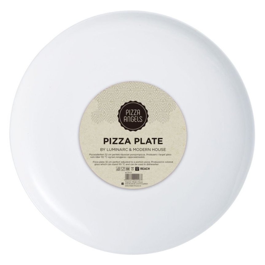 Pizza Angels Pizza plate white 32 cm