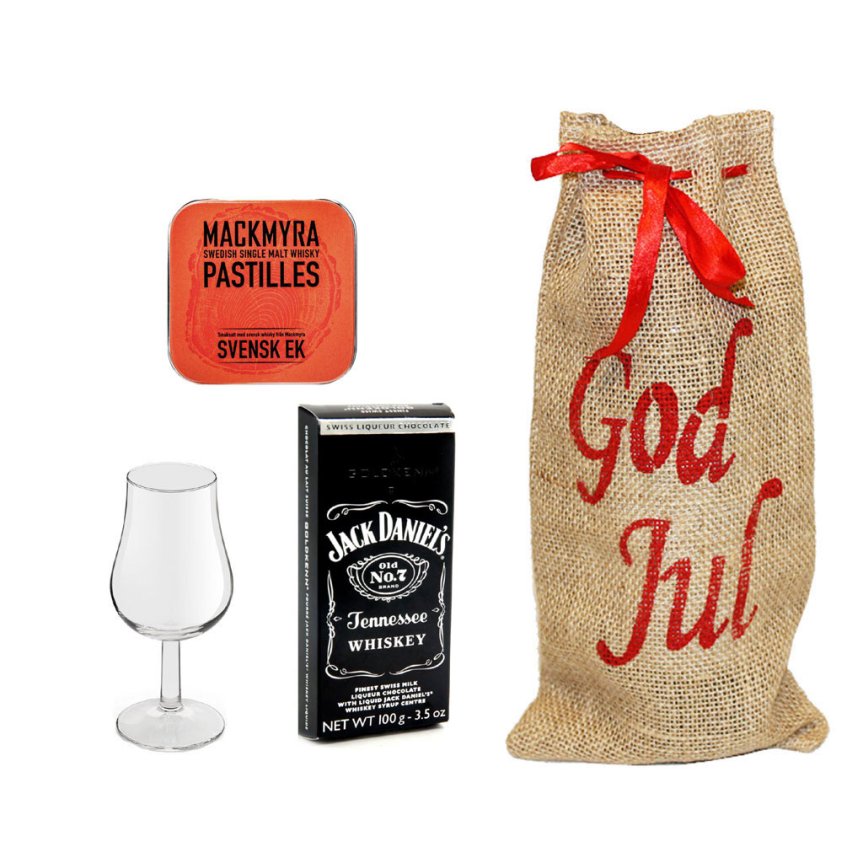 Christmas giftbag Specials tasting whisky glass