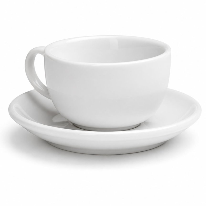 Zoom image of Retro Espresso cup with saucer 2-pack