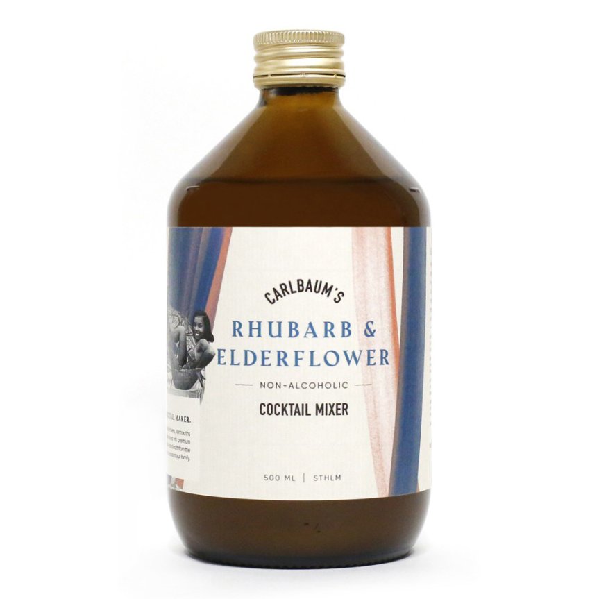 Rhubarb & Elderflower cocktail mixer