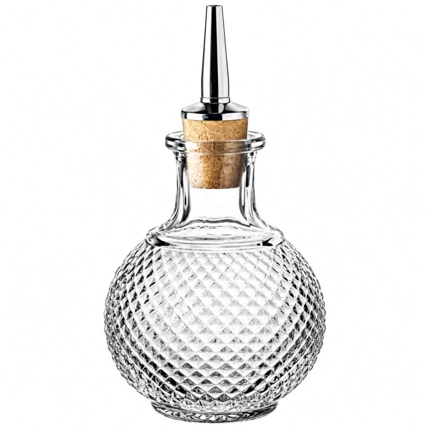 Zoom image of Round diamond splash bottle 22 cl with pourer