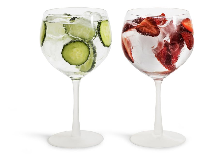 Club gin and tonic glass 2-pack