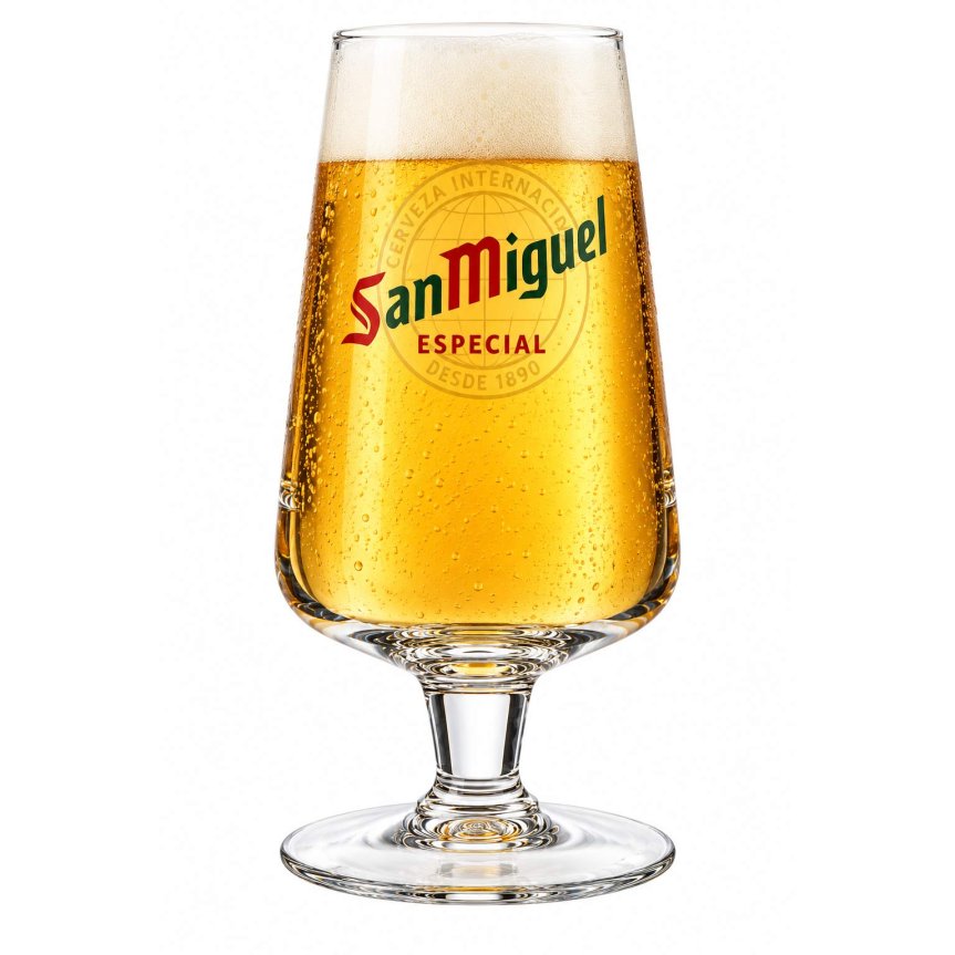 Zoom image of San Miguel Especial beer glass 30 cl