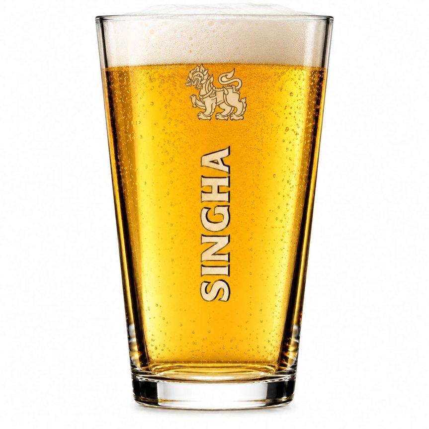 Zoom image of Singha beer glass Conil 40 cl