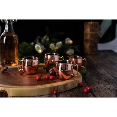 Moscow Mule snaps beaker stainless steel 4 pc