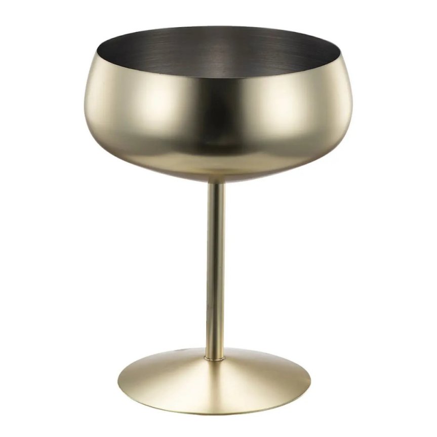 Gold glass champagne glass - Cocktail glass in gold 45 cl