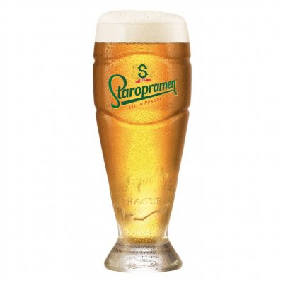 Staropramen tumbler beer glass 50 cl
