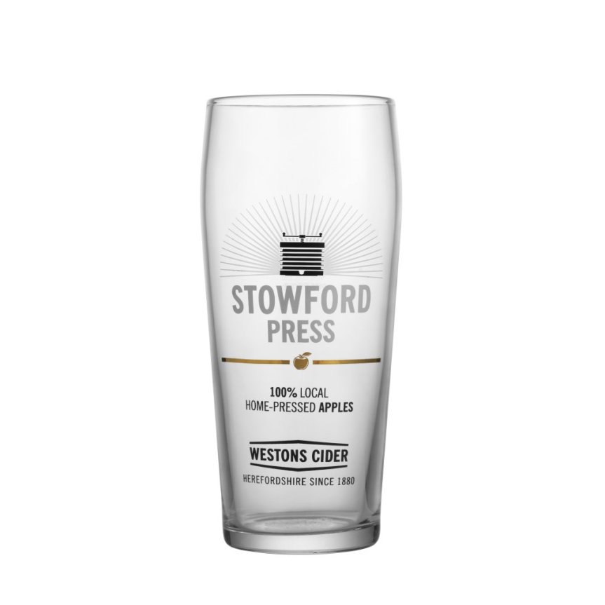 Stowford Press cider glass