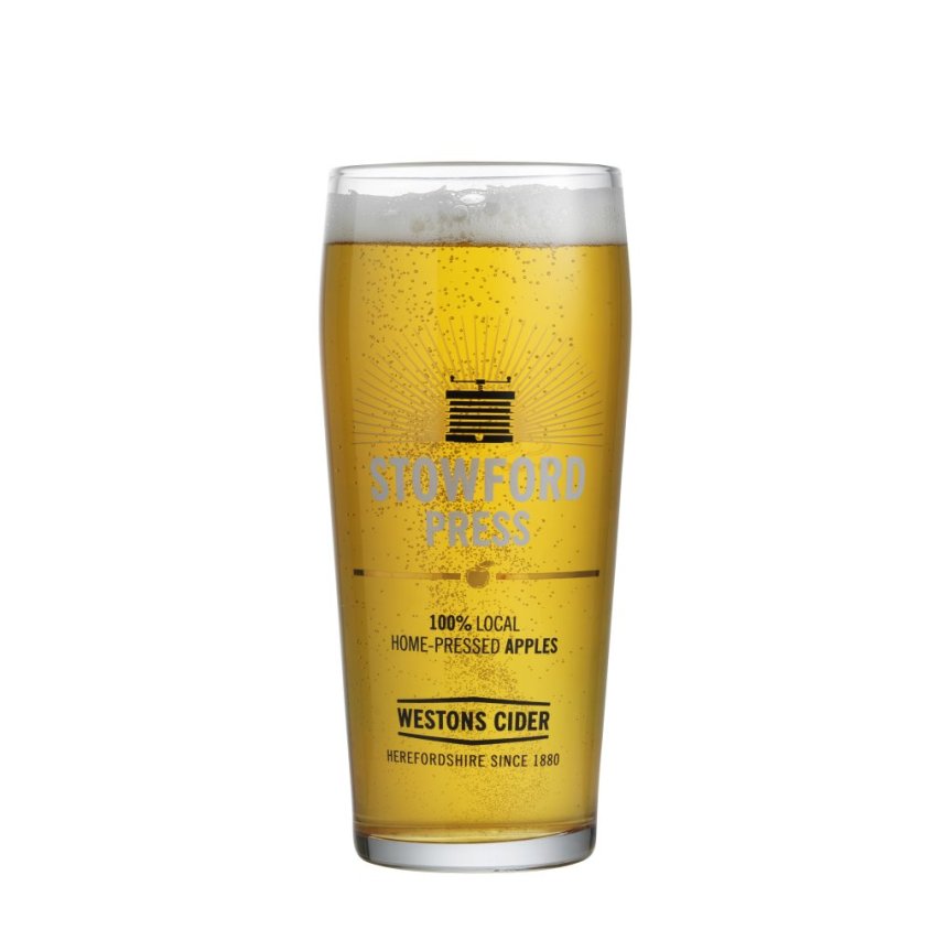 Stowford Press cider glass