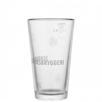 Sundbybergs köksbryggeri beer glass 40 cl