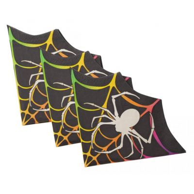 Halloween punched paper napkins 20-pack