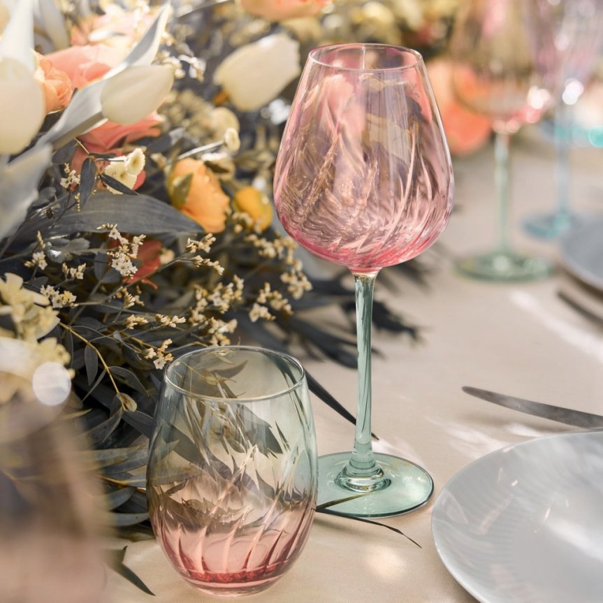 Cristal D'Arques Swirly Spring allround wine glass 47 cl 4-pack