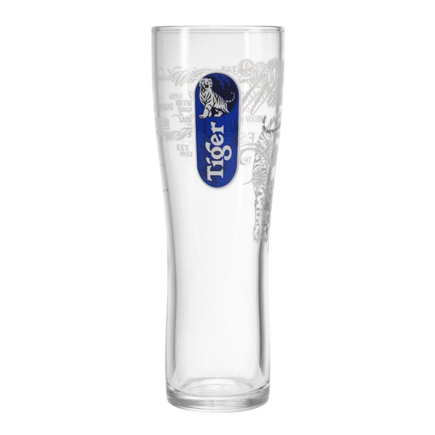 Tiger Beer beer glass 2/3 pint