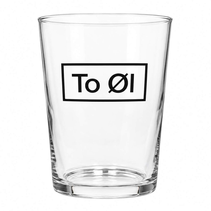 Zoom image of To Øl Bodega beer glass 40 cl