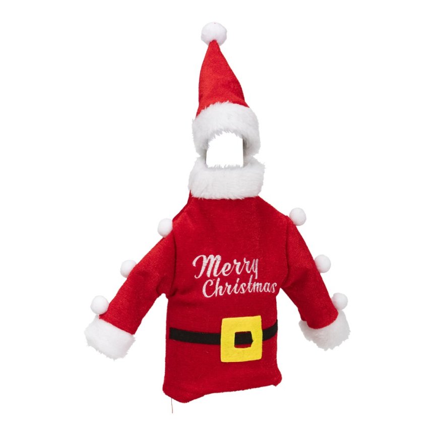 Santa costume for bottle