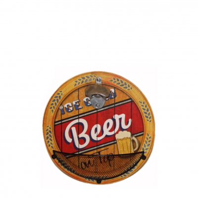 Wall mounted cap opener - Beer