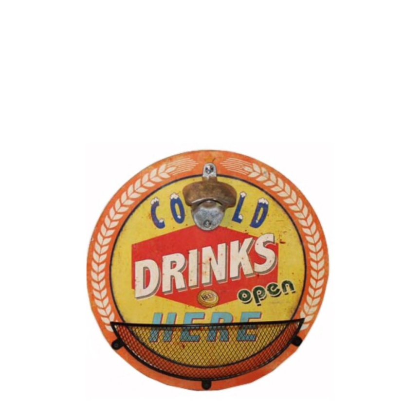 Wall mounted cap opener - Cold Drinks