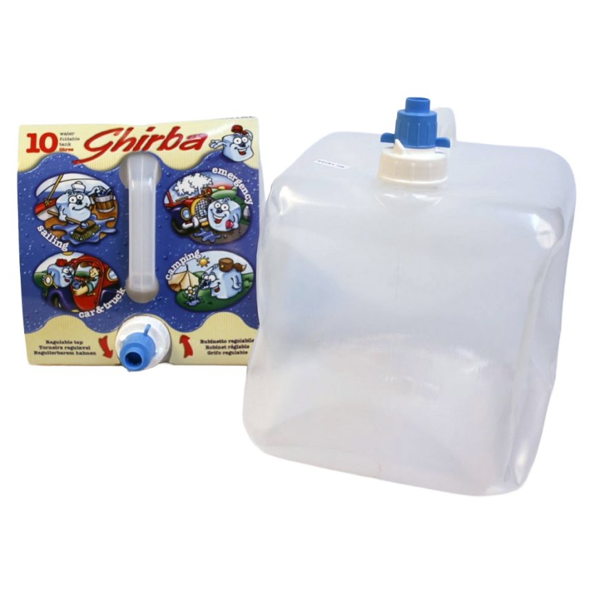 Water can with tap folding 10 liters