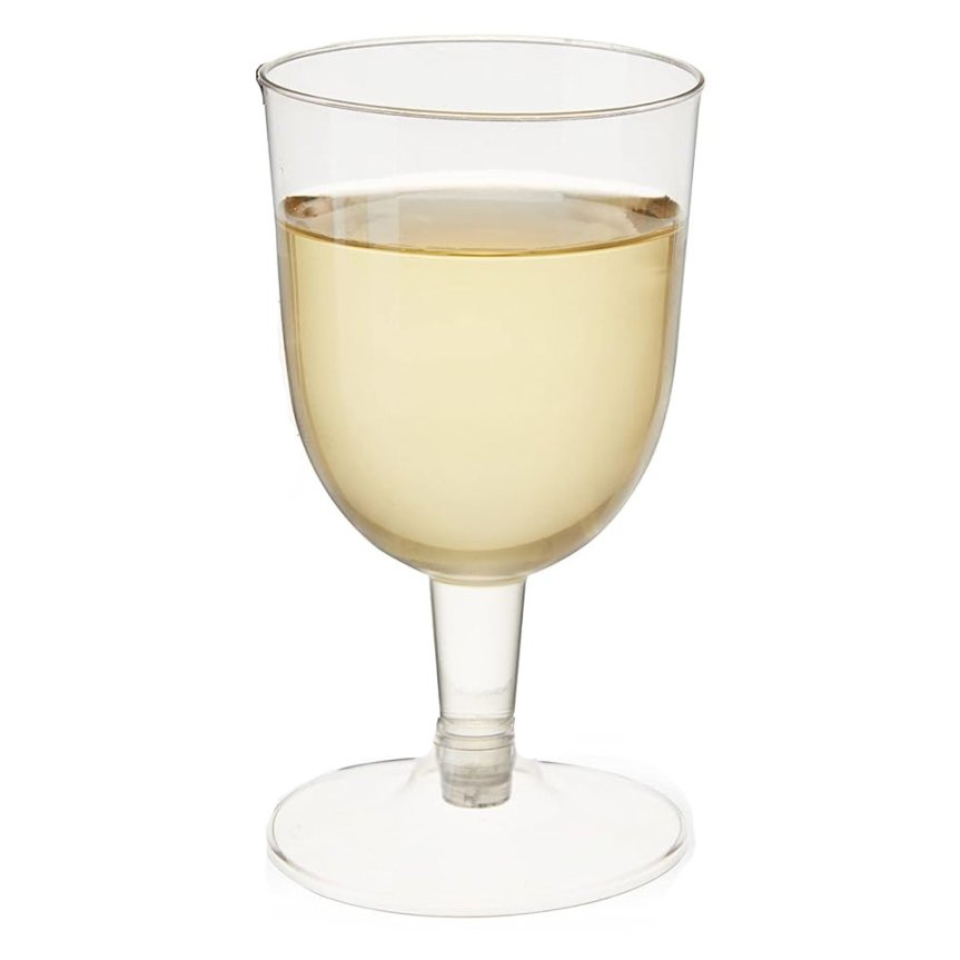 Plastic wine glasses 4-pack 16,3 cl