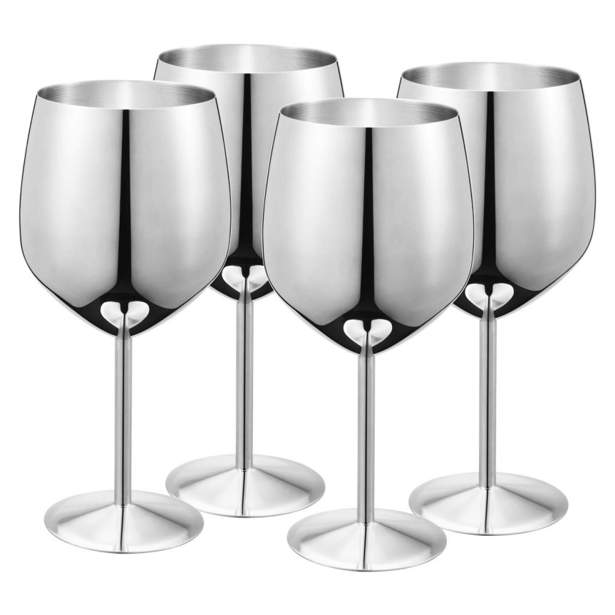 Zoom image of Violette wine glasses stainless steel 48 cl 4-pack
