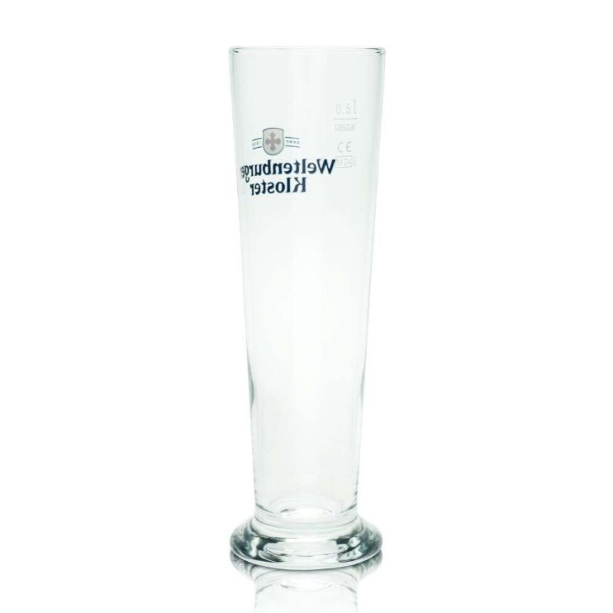 Weltenburger Kloster beer glass 50 cl