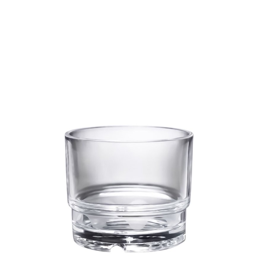 Plastic whiskey glass 15 cl