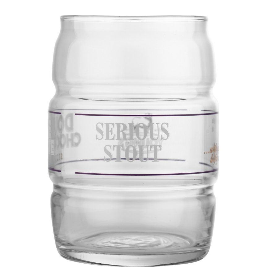 Youngs Double Chocolate Stout beer glass