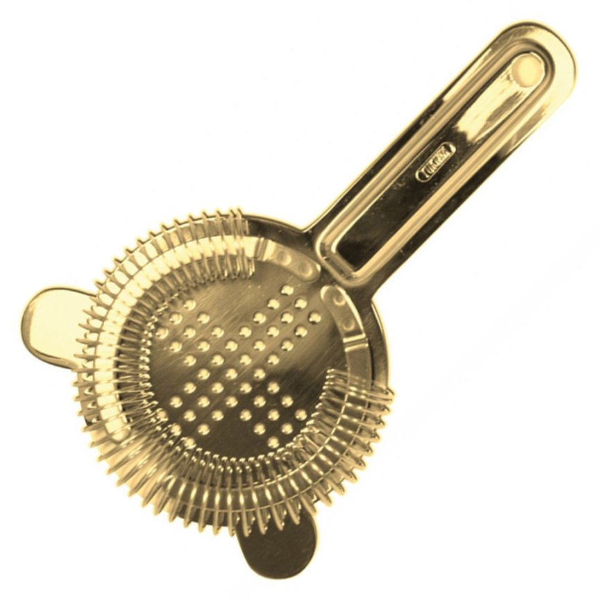 Yukiwa Cocktail Strainer Gold Plated