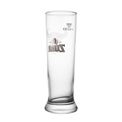 Zubr beer glass 40 cl
